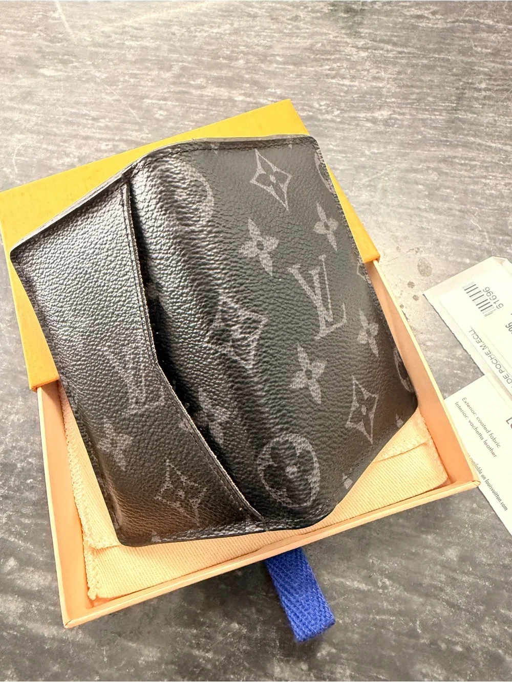 Louis Vuitton Pocket Organizer Eclipse Monogram